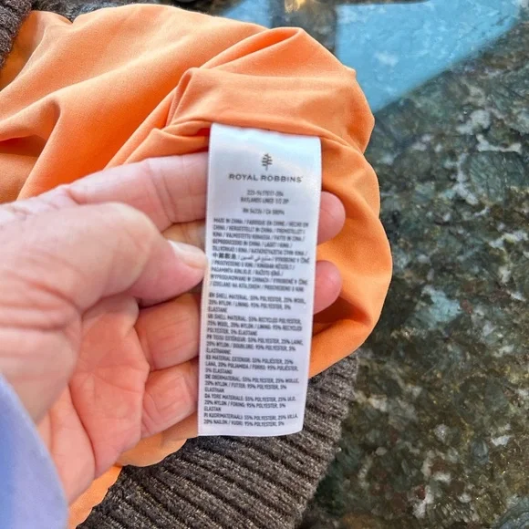 Royal Robbin’s Baylands Lined Wool Blend 1/2 Zip. Recycled materials. Pocket. XL - Picture 10 of 13